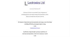 Desktop Screenshot of l-lectronics.co.uk
