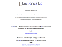 Tablet Screenshot of l-lectronics.co.uk